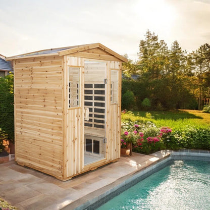 Lomant 4 - Person Far-Infrared Outdoor Sauna Room