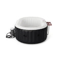 Inflatable Hot Tub Spa Built for Backyard Relaxation, 145 Gallon Capacity, 130 Bubble Jets, 2 Person