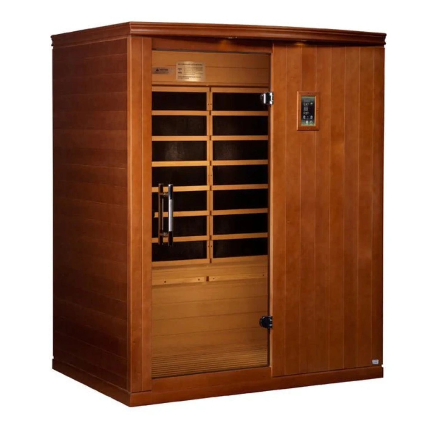 Madrid Elite 3 Person Low EMF Infrared Lighting Home Sauna