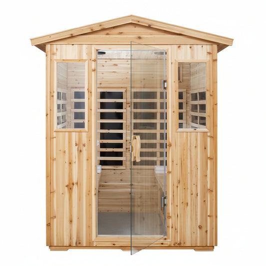 Lomant 4 - Person Far-Infrared Outdoor Sauna Room